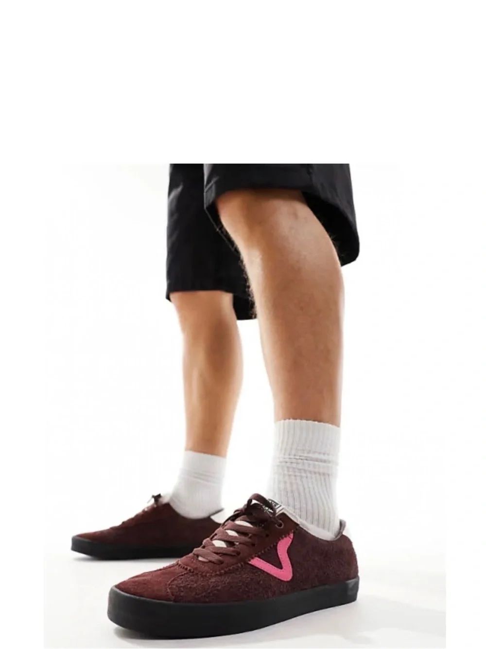Vans Sport Low Suede Burgundy Skateboarding Retro Streetwear Gorpcore Shoes